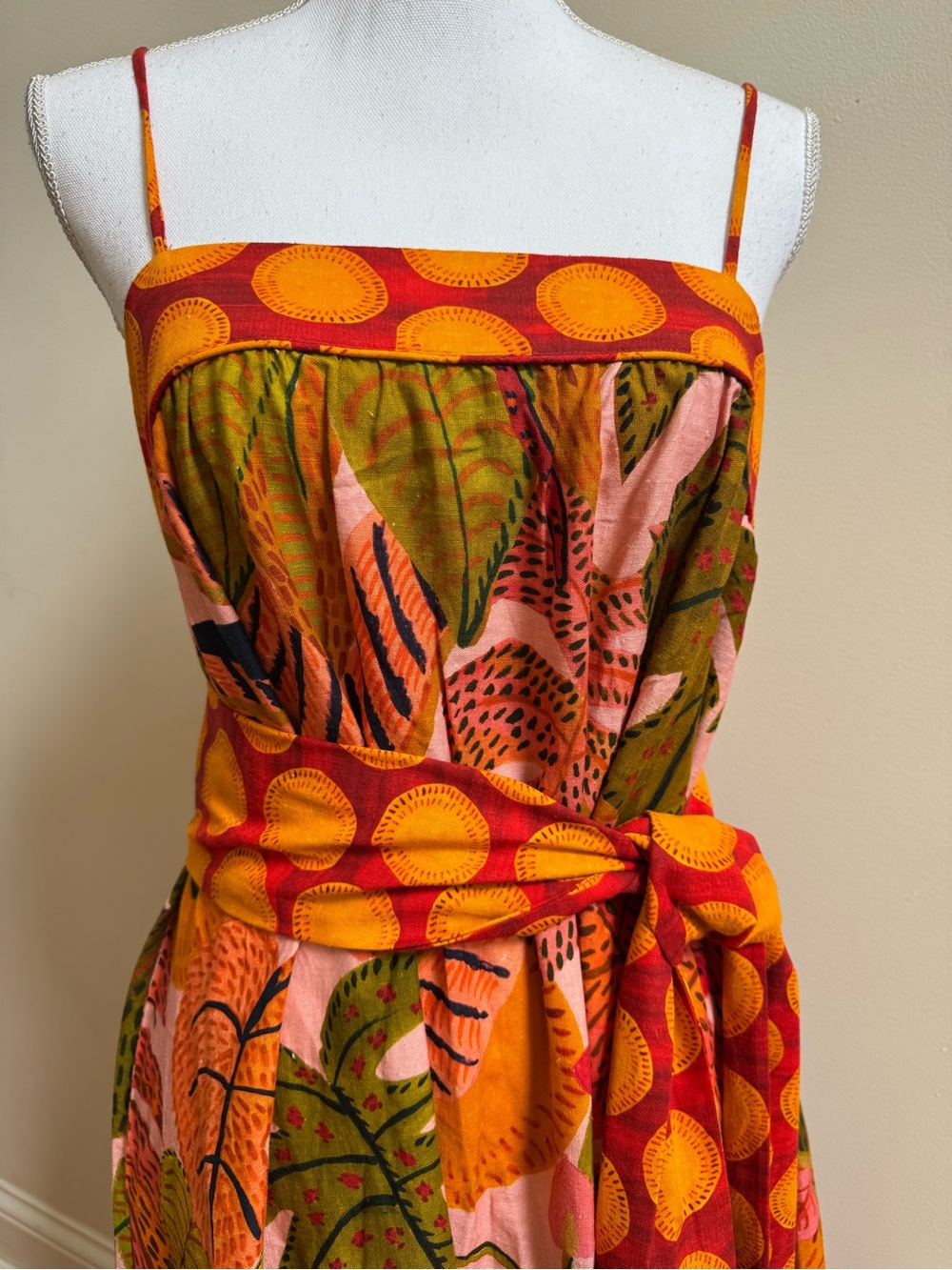 FARM Rio Summer Dreams Tropical Print Maxi Dress, NWT, Small - Picture 5 of 10
